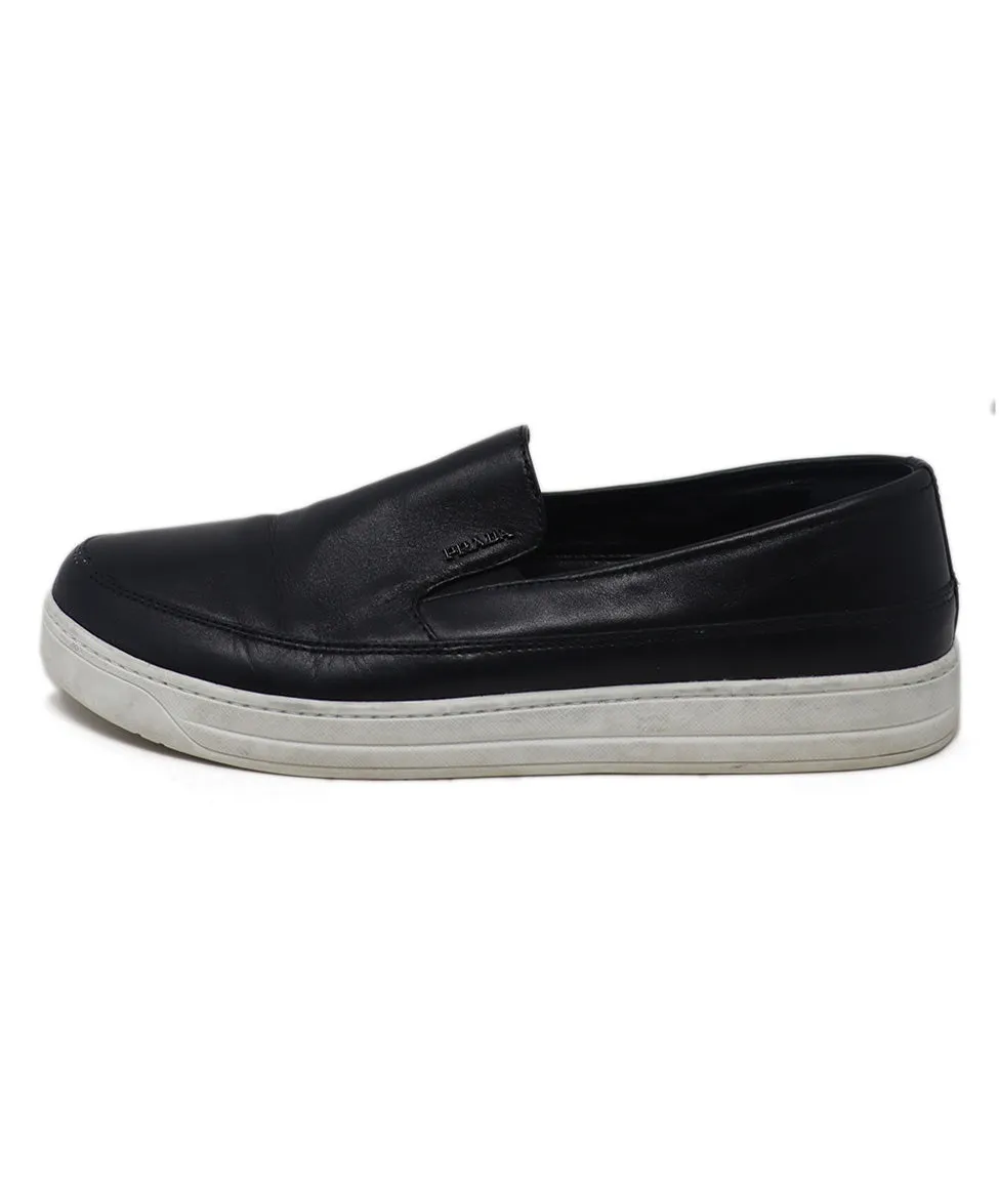 Prada Sport Black Leather Sneakers sz 11