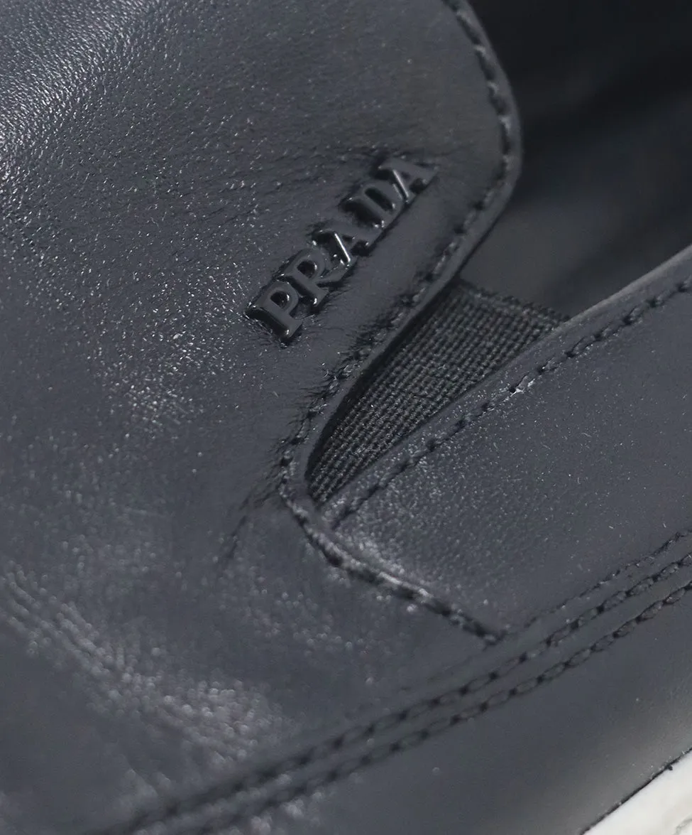 Prada Sport Black Leather Sneakers sz 11