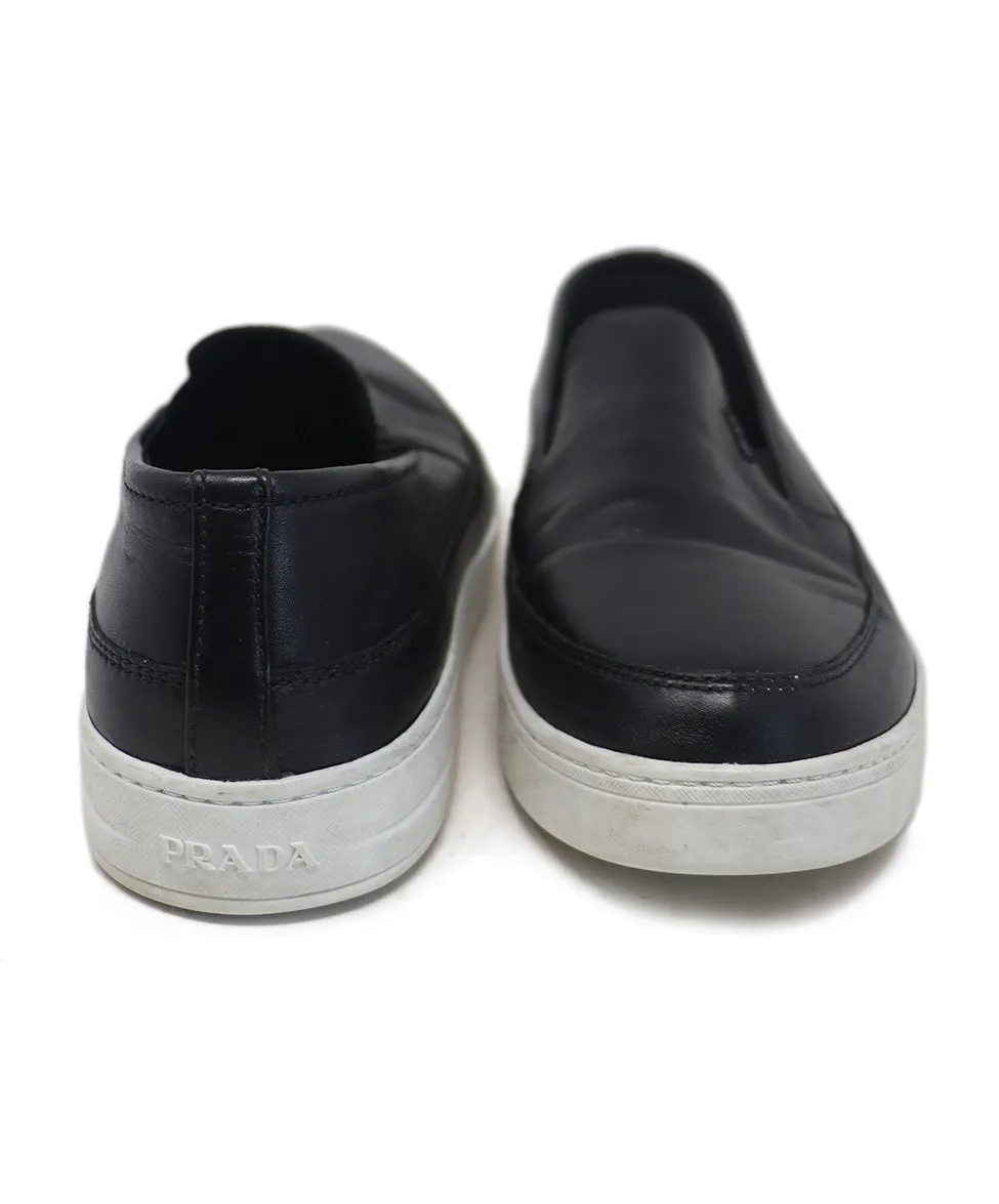 Prada Sport Black Leather Sneakers sz 11