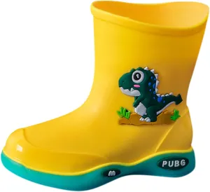 Rain Boots Girls Boys Kids Cartoon Baby Rubber Boots Toddler Waterproof Garden Shoes for Outdoor Big Boys Winter Boots