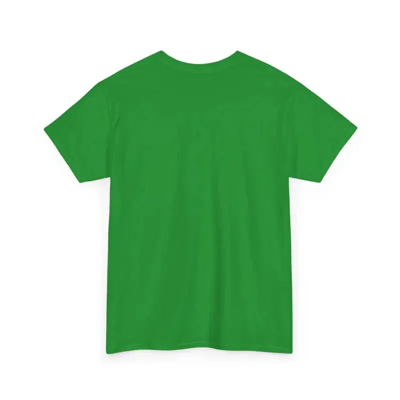 Rainbow Shamrock Heavy Cotton Tee for Irish Magic