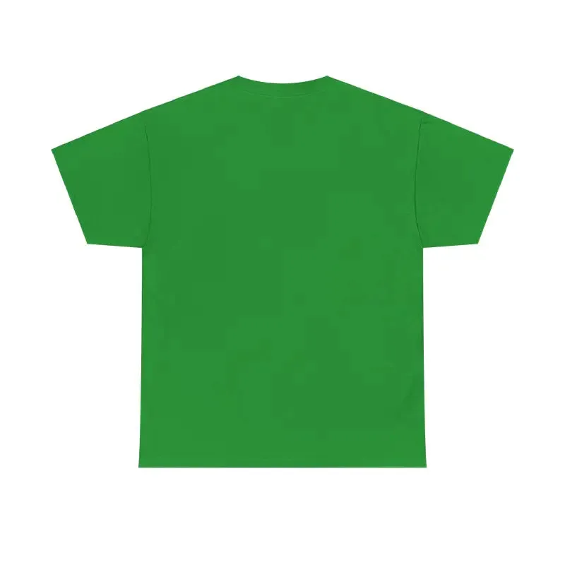 Rainbow Shamrock Heavy Cotton Tee for Irish Magic