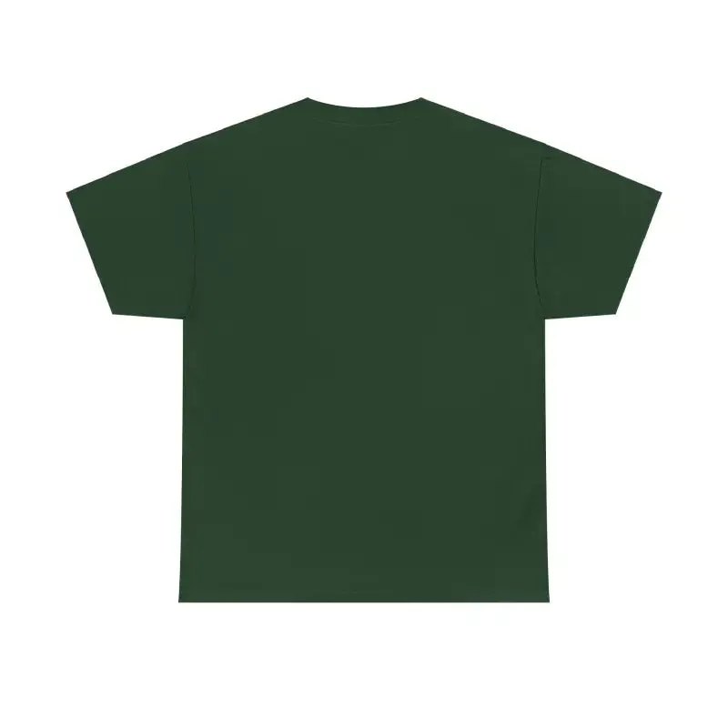 Rainbow Shamrock Heavy Cotton Tee for Irish Magic