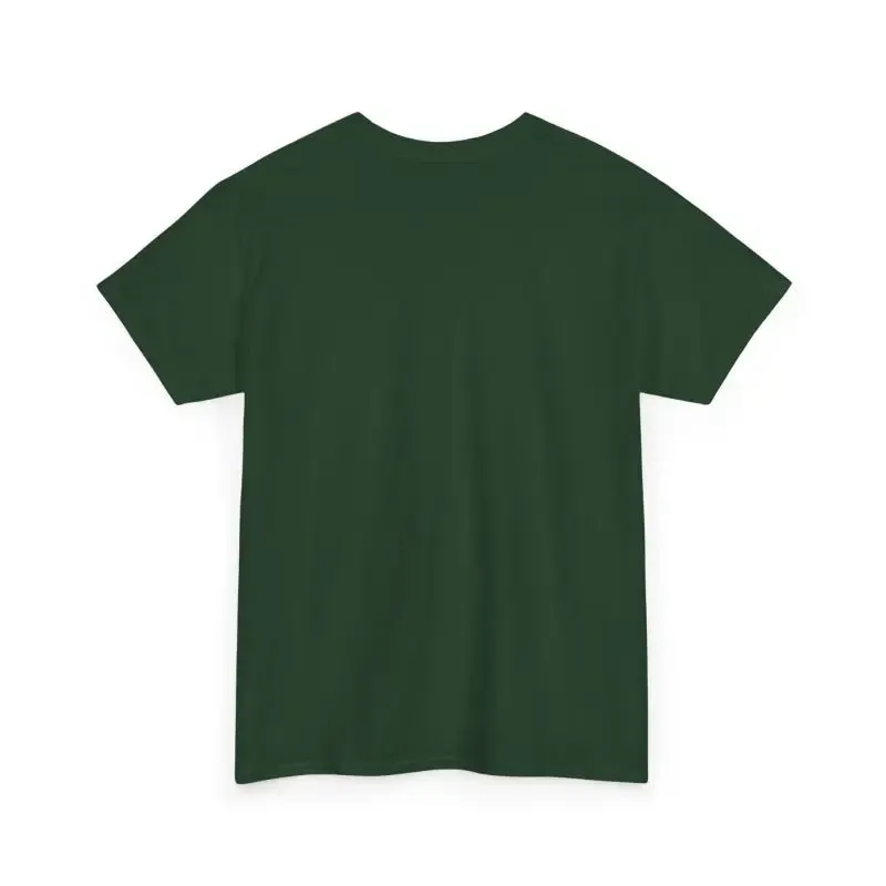 Rainbow Shamrock Heavy Cotton Tee for Irish Magic