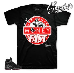 Retro 8 Cement Blowing Money Fast Shirt