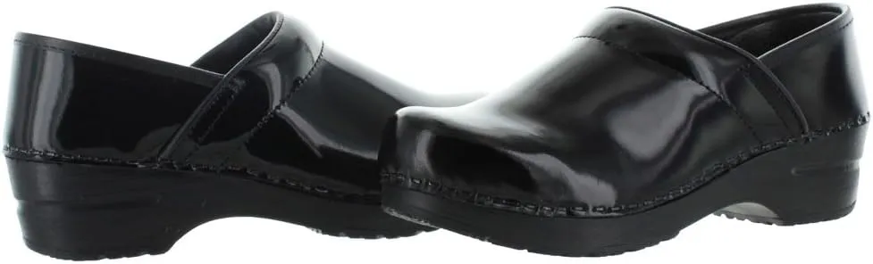 Sanita Pro Patent Wide Professional Clogs for Women - Arch Support, Durable, Closed-Back Slip-On Shoes