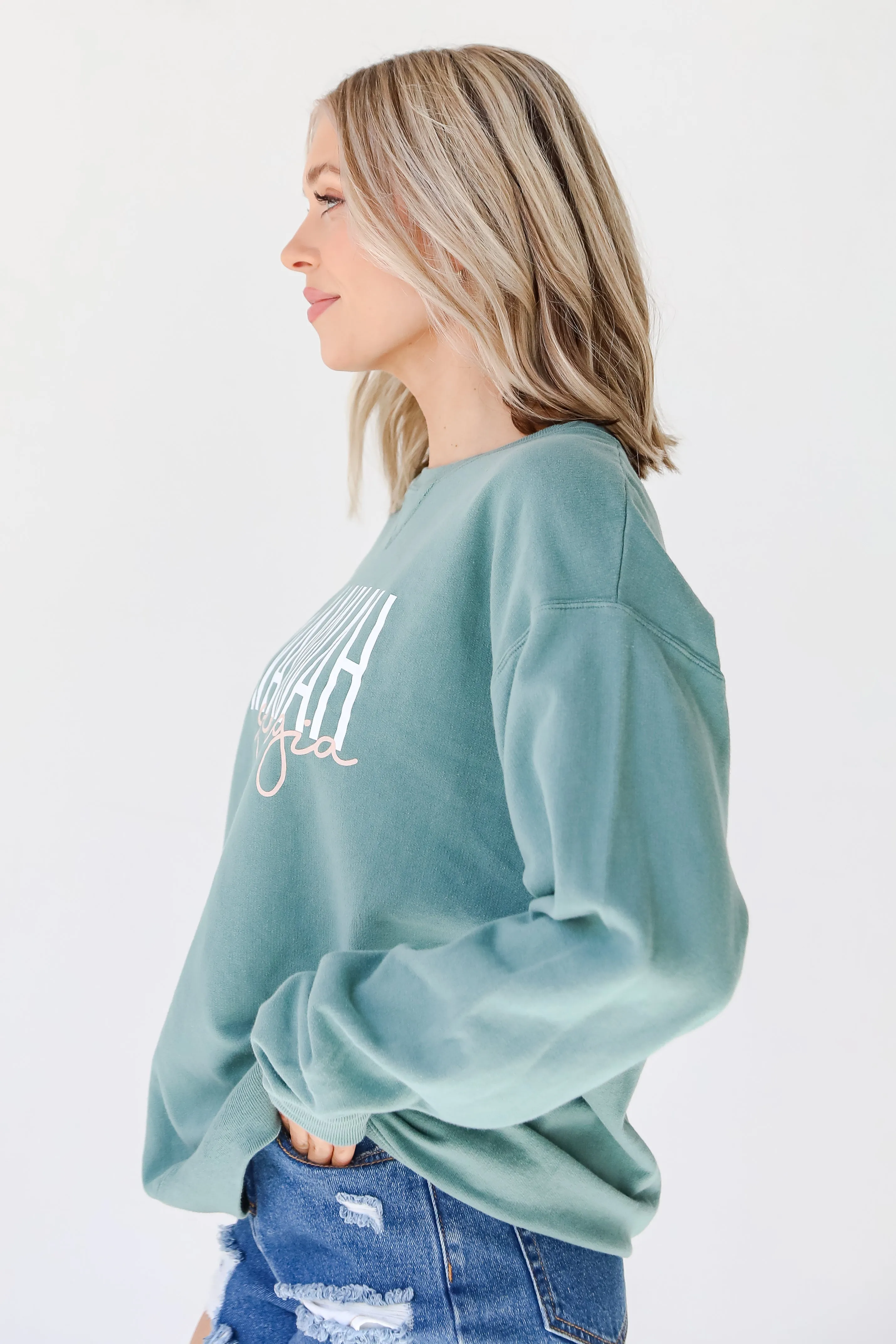 Savannah Georgia Script Sweatshirt