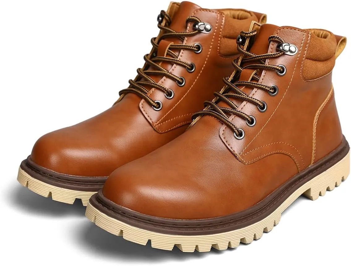 Shaire Men's non slip soft soled work boots and hiking boots