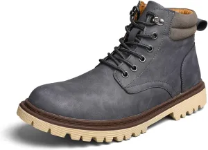 Shaire Men's non slip soft soled work boots and hiking boots