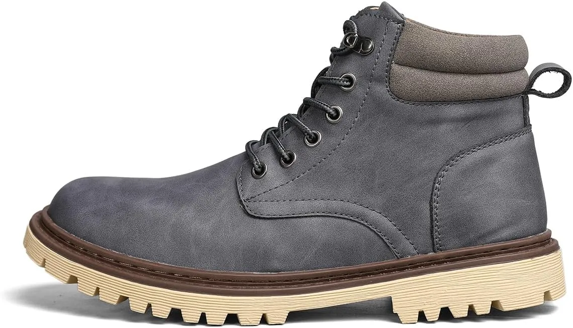 Shaire Men's non slip soft soled work boots and hiking boots