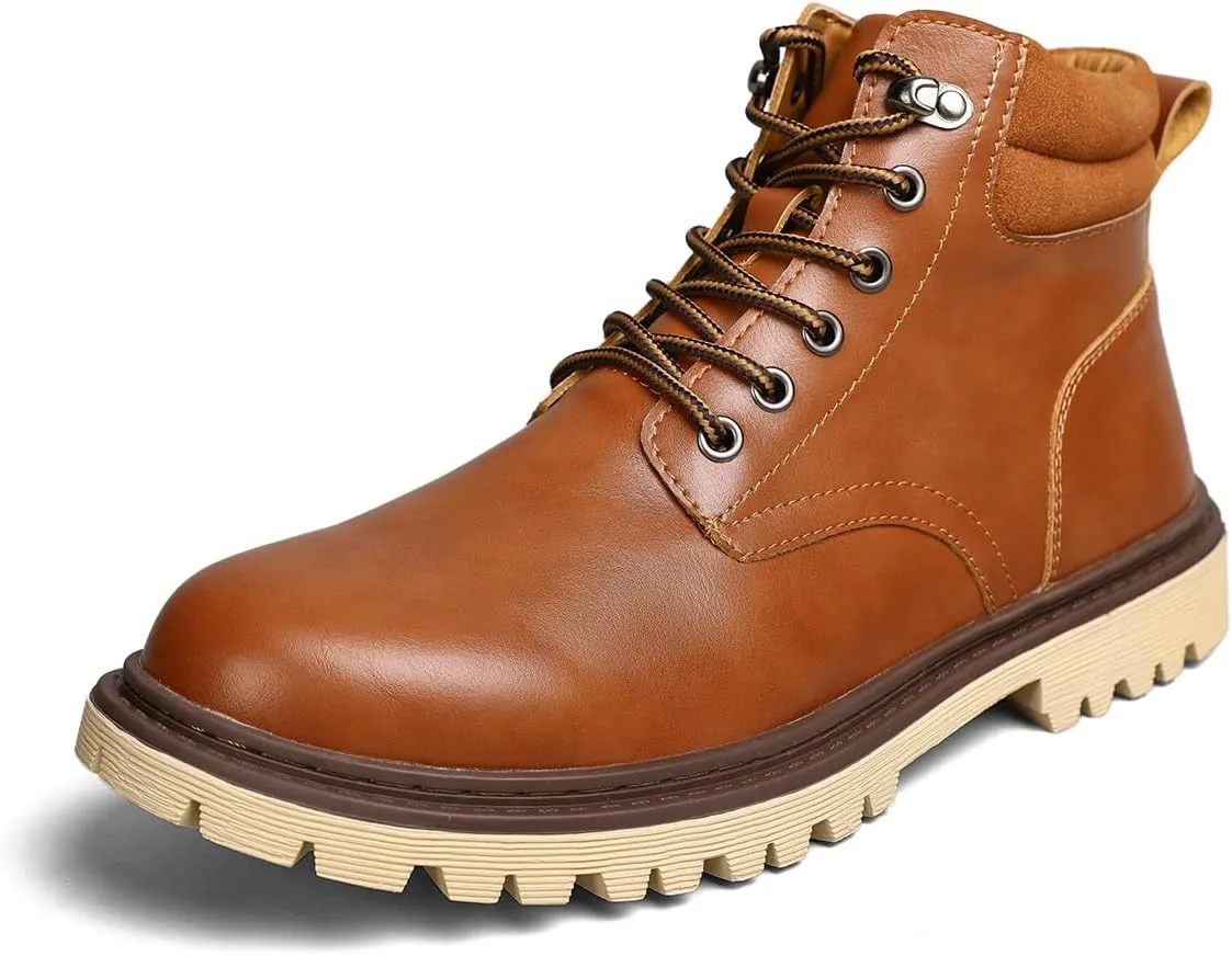 Shaire Men's non slip soft soled work boots and hiking boots