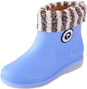 Short Rain Boots for Women Men Waterproof Non-Slip Rain Boots for Outdoor Anti-Slipping Fishing Garden