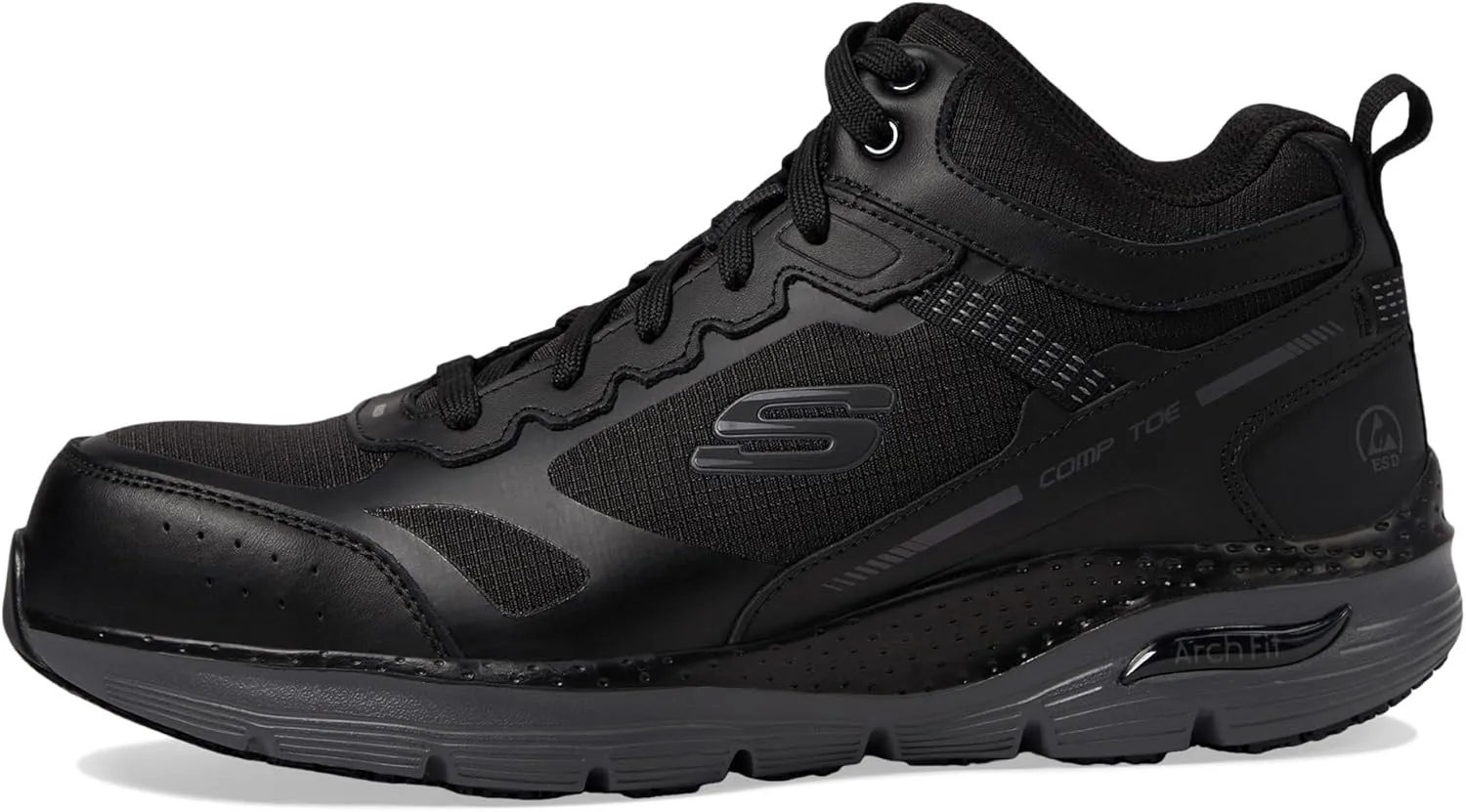 Skechers Men's Arch Fit Sr-Pyreford Comp Toe Sneaker