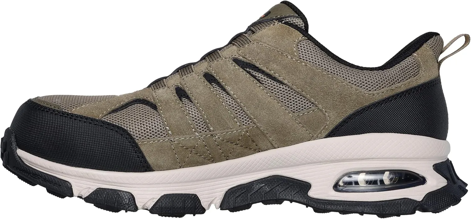 Skechers Men's Skech-air Envoy Cabon Nano Safety Toe Hands Free Slip-in Construction Shoe