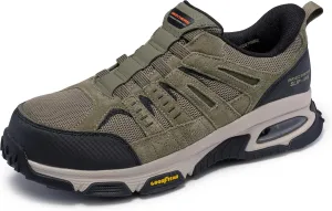 Skechers Men's Skech-air Envoy Cabon Nano Safety Toe Hands Free Slip-in Construction Shoe