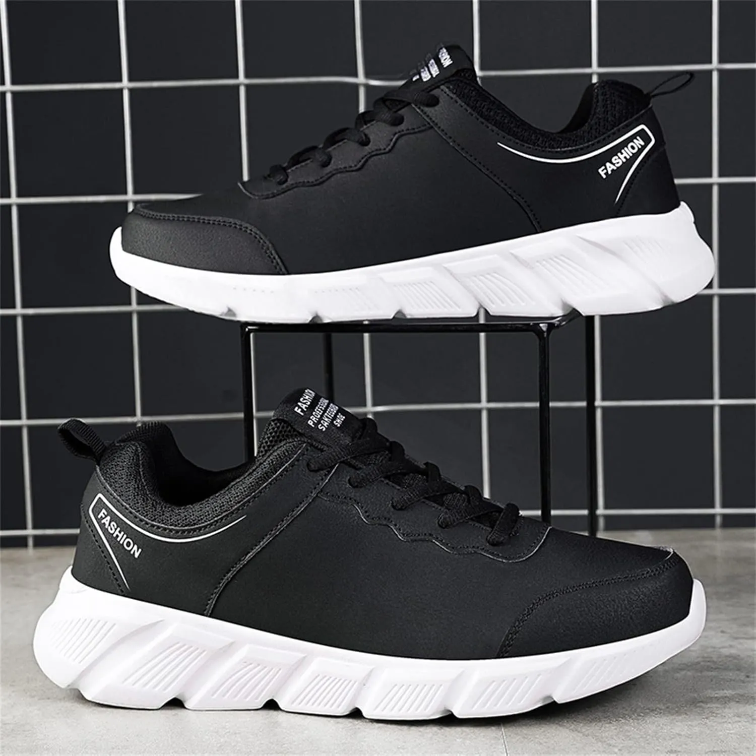 Sneakers for Men Mens Slip on Shoes Athletic Gym Tennis Shoes for Men Men's Slip Ons Walking Everyday and Travel Court Blue Tennis