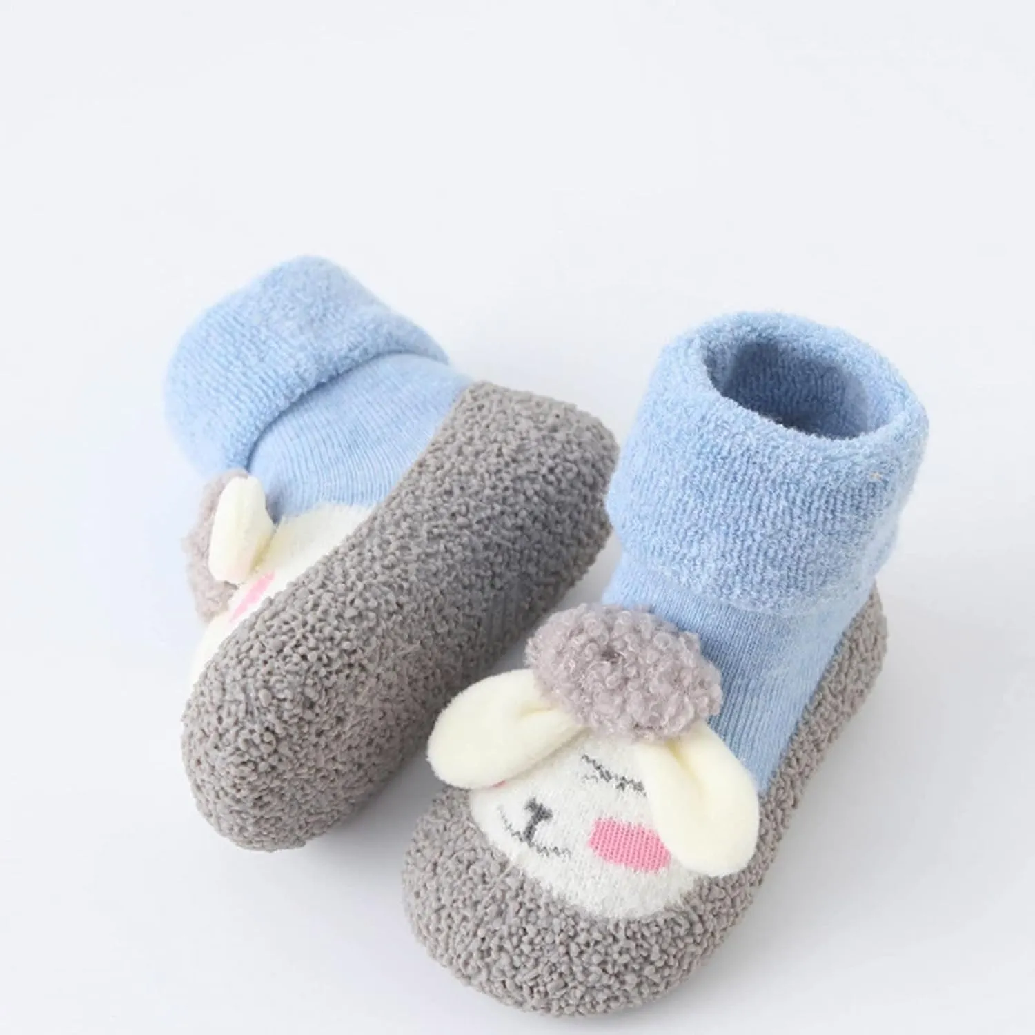 Sock Shoes Toddler,Baby Home Slippers Cute Warm House Slippers for Infant Lined Winter Indoor Shoes for Boys