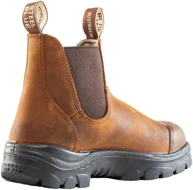 Steel Blue Men's Hobart Scuff Cap Steel Toe Safety Work Boot