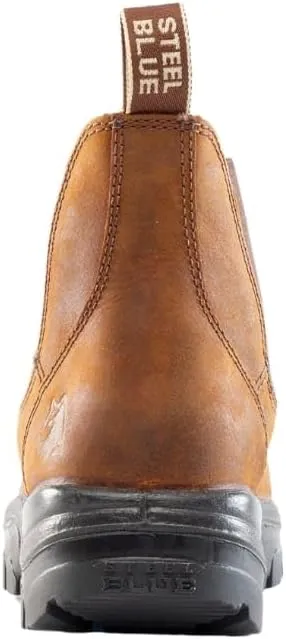 Steel Blue Men's Hobart Scuff Cap Steel Toe Safety Work Boot