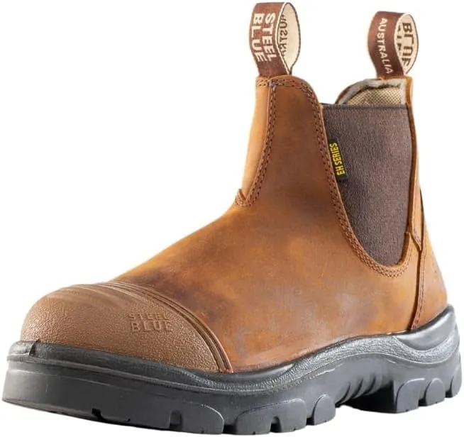 Steel Blue Men's Hobart Scuff Cap Steel Toe Safety Work Boot