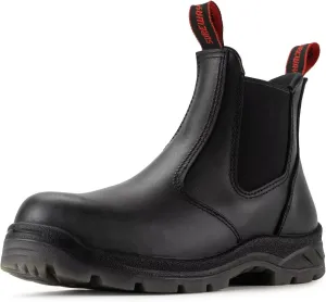 SUREWAY Men's Slip On Work Boots for Men,Upgraded Slip/Water Resistant,Static Dissipative,Fire Station Mechanic Work Boots/Shoes