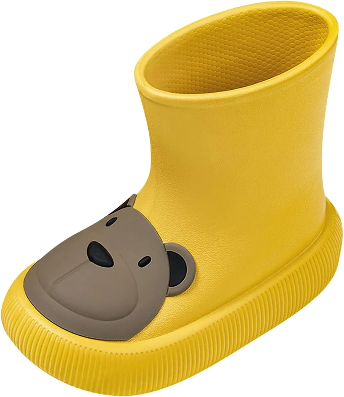 Toddler Boys Girls Cartoon Rabbit Rain Boots Kids Rubber Bottom Non-slip Classic Water Shoes