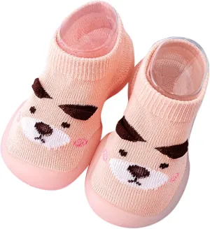 Toddler Girl Shoes,Infant Boys Girls Animal Prints Cartoon Socks Shoes Mesh The Floor Socks Non Slip Prewalker Shoes