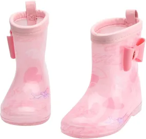 Toddler Kids Rain Boots Cartoon Star Boys Girls PVC Rain Boots Non Slip Outdoor Fashion Casual Shoes Fashion Kids Shoes