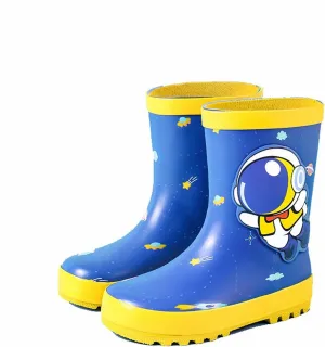 Toddler Kids Rain Boots Shoes Boys Girls Water Shoes Baby Cartoon Dinosaur Print Summer Fall Rain Boots Toddler Booties