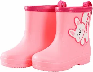 Toddler Rain Boots Boys Girls Giraffe Cartoon Rain Boots Kids Short Rainboots Easy-on Lightweight and Waterproof