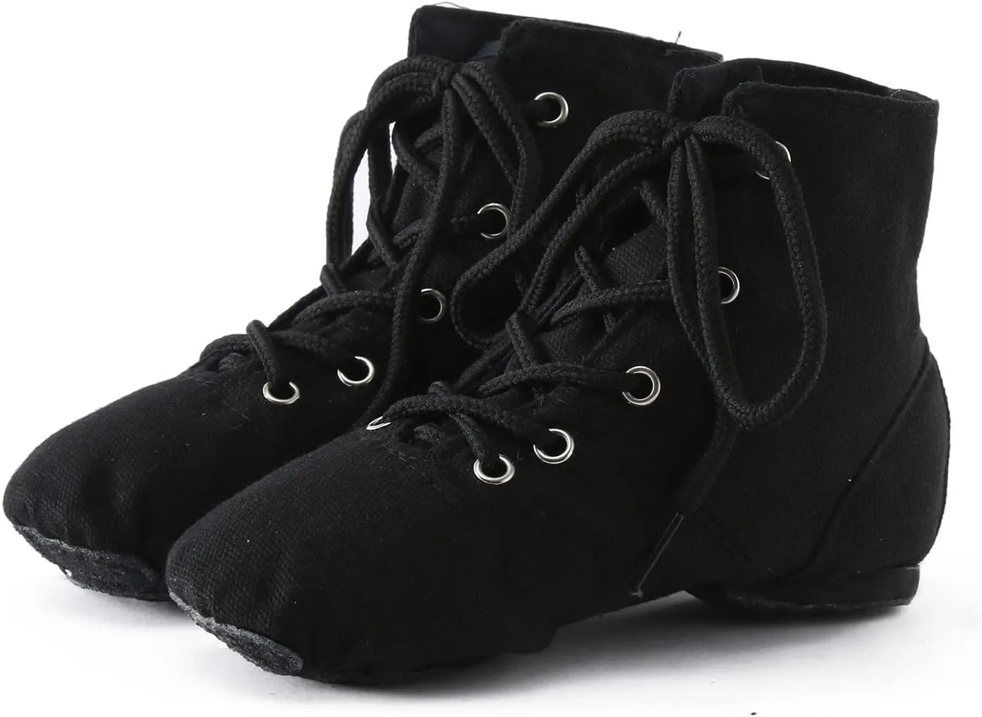 Toddler Sneakers Size 9 Canvas Black Tie Sport Shoes Baby Girls Boys Yoga Dance Shoes Childrens Cozy High Top Booties
