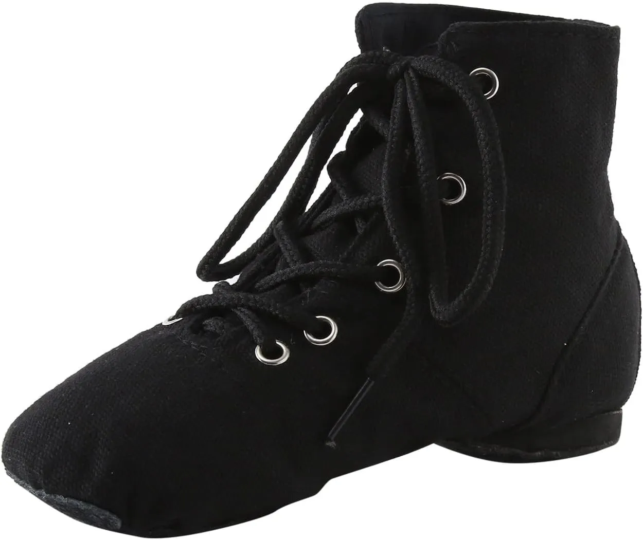 Toddler Sneakers Size 9 Canvas Black Tie Sport Shoes Baby Girls Boys Yoga Dance Shoes Childrens Cozy High Top Booties
