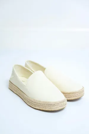 Toms Natural Twill Espadrille Slip-On Shoes