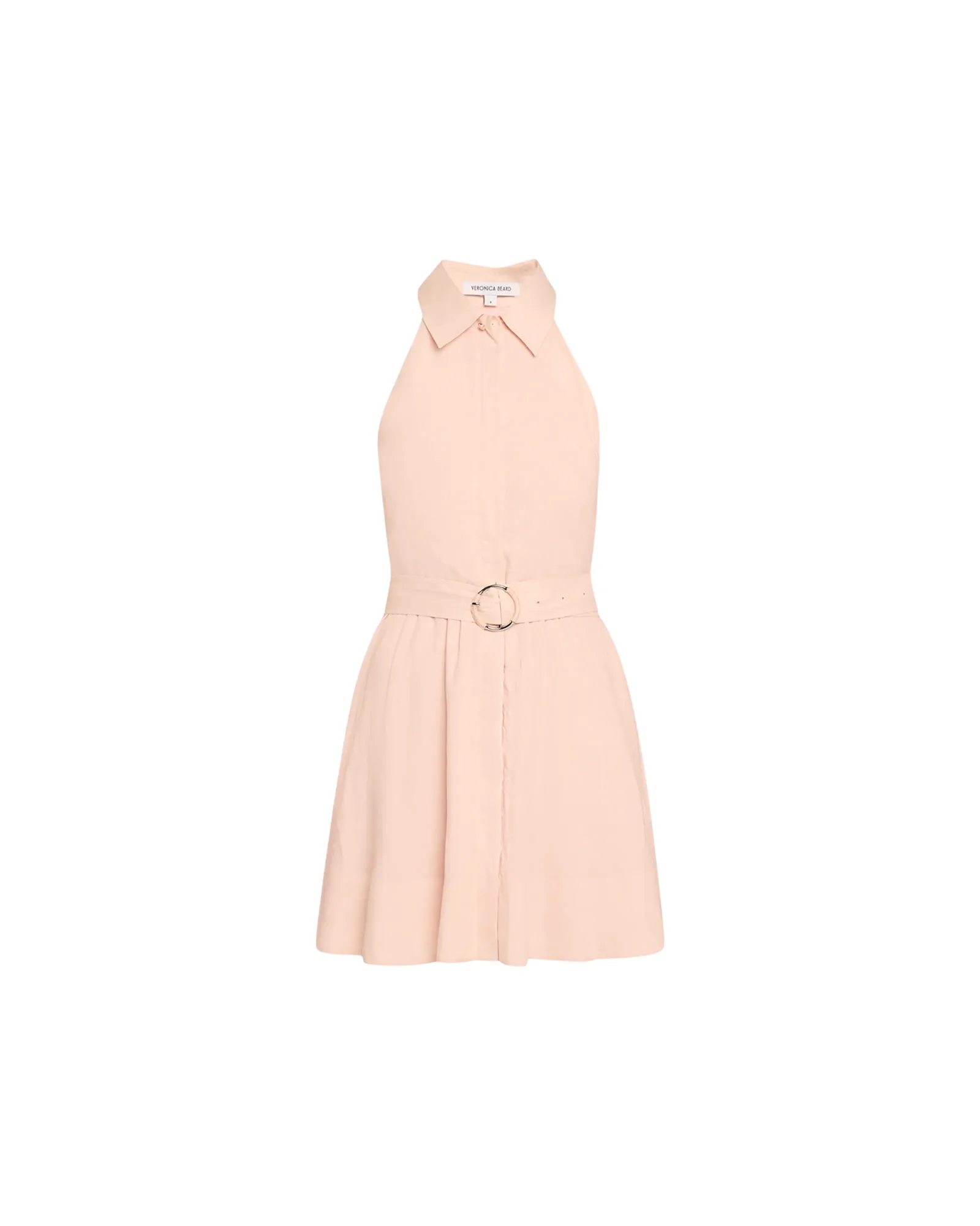 VERONICA BEARD BEAU SHIRTDRESS LIGHT PINK