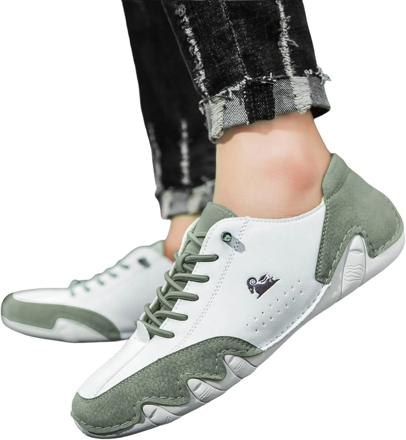 Vogany Shoes Orthopedic Sneakers Women Driving Shoes for Men Chukka Boots Mens Casual Slip Ons Fashion Shoe Comfort Handmade Chukka Dress Walking Running Shoe Lightweight Unisex