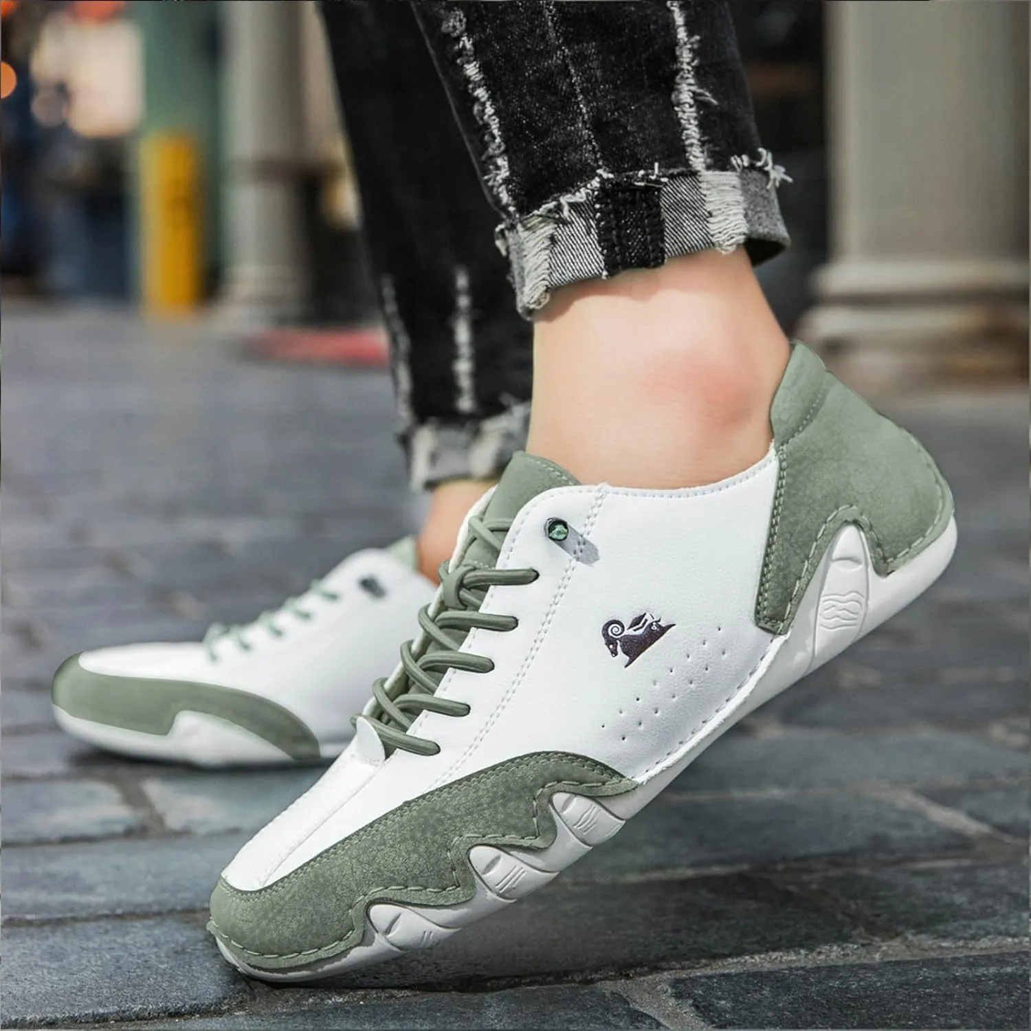 Vogany Shoes Orthopedic Sneakers Women Driving Shoes for Men Chukka Boots Mens Casual Slip Ons Fashion Shoe Comfort Handmade Chukka Dress Walking Running Shoe Lightweight Unisex