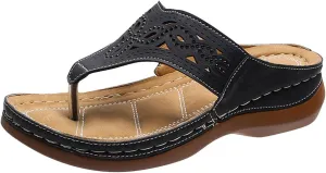 Walking Comfortable Sandals Women Summer Arch Support Orthopedic Beach Casual Adjustable Slide Outdoor Platform Flip Flops Lightweight Hiking