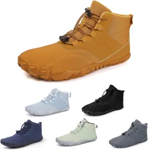 Winter Barefoot Shoes Womens Mens Winter Hiking Boots Warm Fur Lined Winter Snow Boots Waterproof Non-Slip Shoes