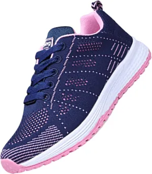 Woman Tennis Shoes Fashion Breathable Mesh Sneakers Comfortable Business Casual Summer Walking Running Athletic Shoes
