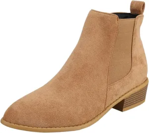 women cowboy boots Ankle Boots for Women Formal Shoes Slip On Elastic Casual Dress Ankle Boots Chelsea Boots Women Ankle Boot Fashion