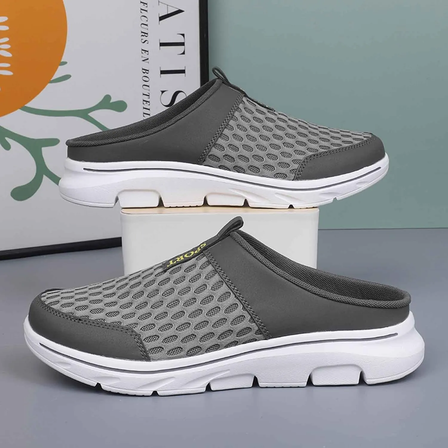 Women's Breathable Slip On Loafers Comfortable Casual Walking Shoes Lightweight Low Heel Sneakers with Soft Sole for Spring Summer Fall Daily Wear