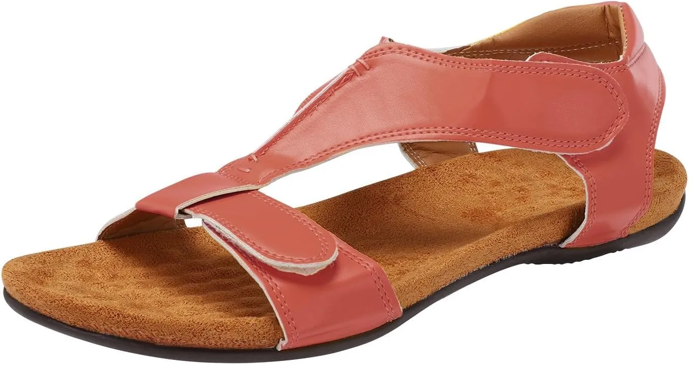 Womens Dressy Wedge Sandals Open Toe Casual Summer Shoes Arch Support Orthopedic Flip Flops Comfortable Walking Platform Ankle Strap