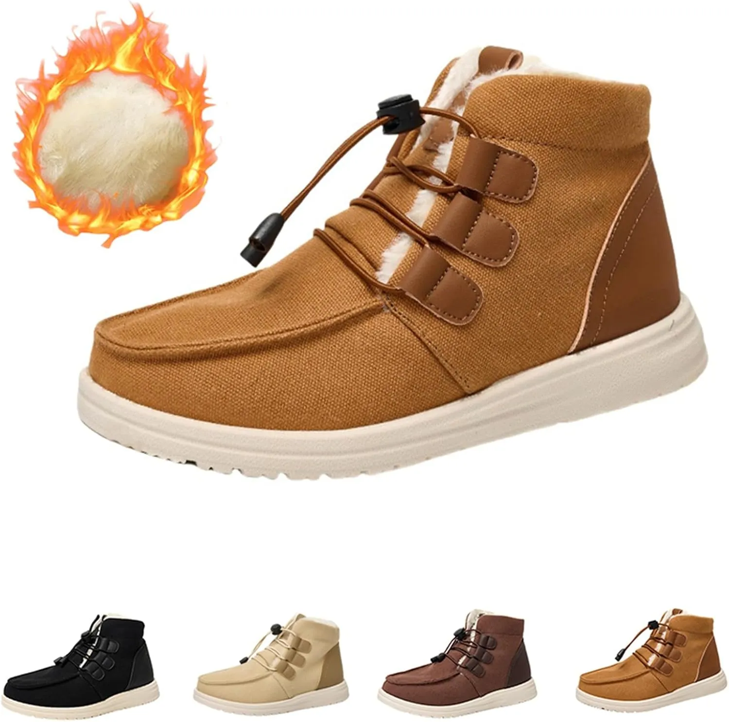 Womens Hiking Boots Waterproof Boots Lightweight Lace Up Boots Winter Work Boots for Women Teens Winter Boots