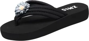Womens Orthopedic Sandals With Arch Support Summer Casual Flip Flops Adjustable Buckle Beach Walking Shoes Breathable Mesh Quick Dry Sport Sandals Orthopedic Shoes for Women