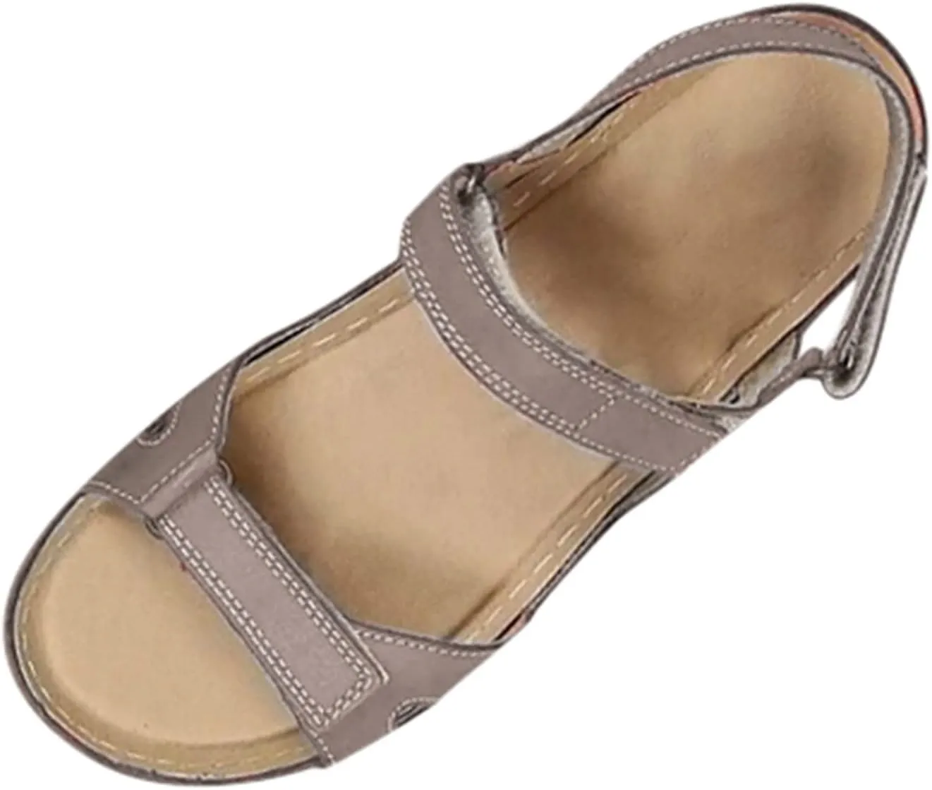 Womens Orthopedic Slides with Arch Support Summer Sandals Comfortable Walking Shoes Adjustable Straps Lightweight Beach Casual Outdoor Plantar Fasciitis Recovery