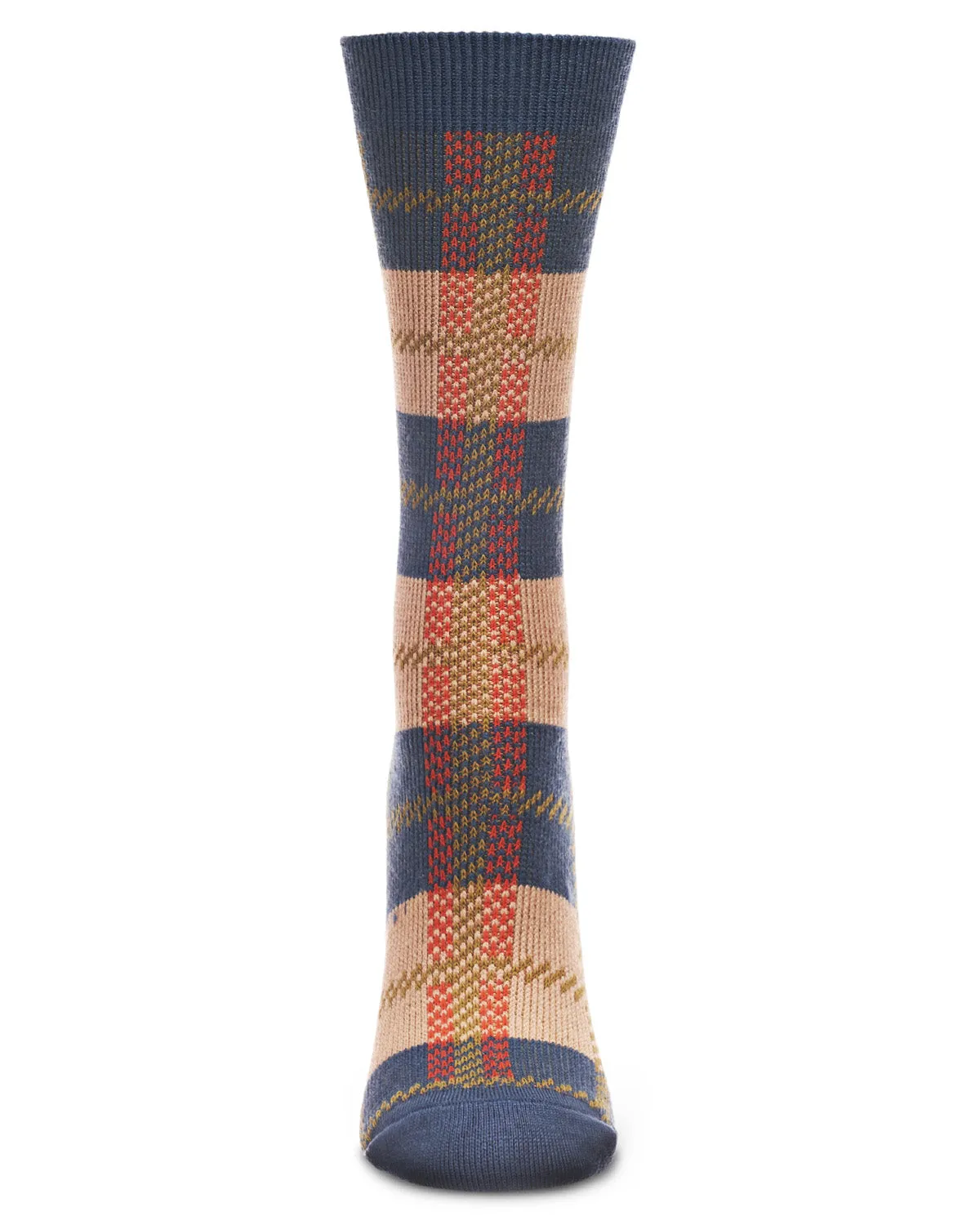 Women's Retro Vintage Plaid Crew Socks