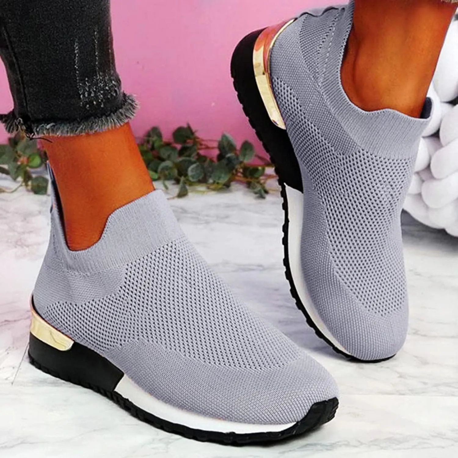 Womens Running Shoes Breathable Casual Non Slip Sports Sneakers Lightweight Walking Tennis Shoes for Women