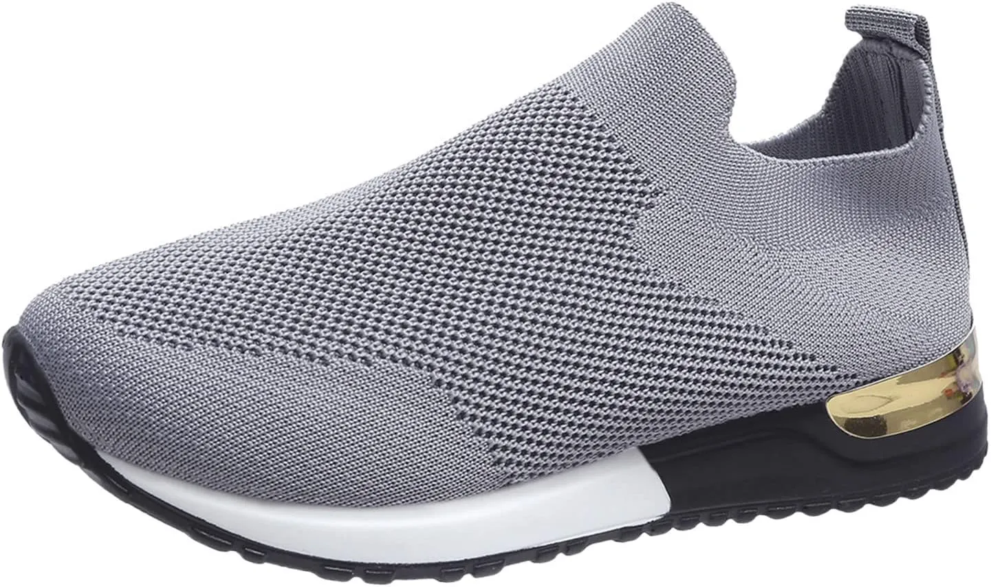 Womens Running Shoes Breathable Casual Non Slip Sports Sneakers Lightweight Walking Tennis Shoes for Women