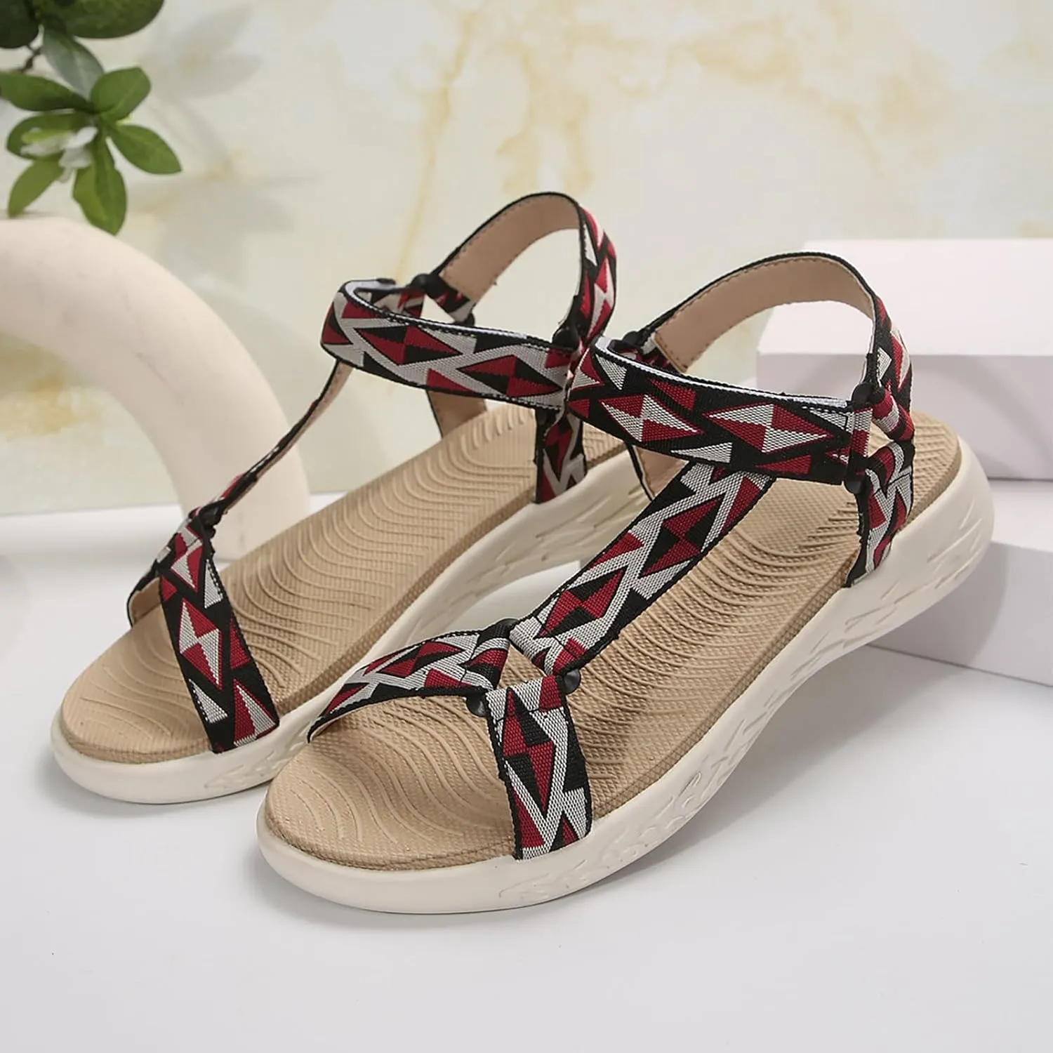 Womens sandals comfortable Sport Sandals Outdoor Hiking Sandals with Arch-Support Hiking Water Sandals
