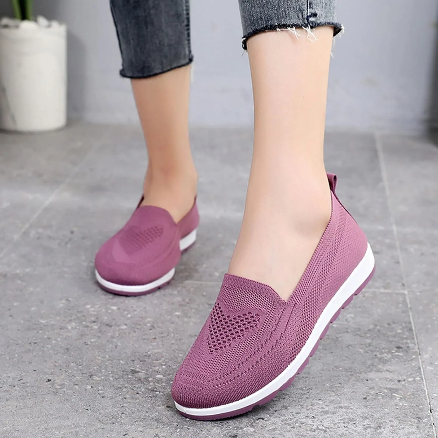 Womens Shoes 7.5 Wide Width Sneakers Slip On Sneakers Women Arch Support Wide Shoes for Women Sneakers Womens Light Weight Walking Sneakers Size 10 Wide Zapatos Das Ortop??Dicos para Mujeres